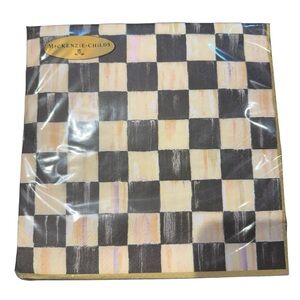 MacKenzie-Childs Dinner Paper Napkins in Courtly Check